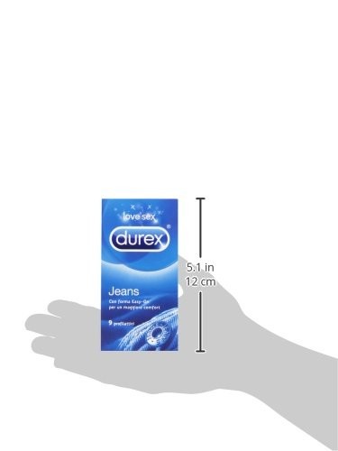 Durex Jeans Preservativi, 9 Pezzi