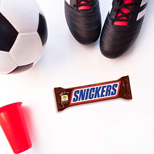 Snickers Barretta con Caramello e Arachidi Tostate Ricoperta al Cioccolato, 24 barrette x50g (1200g)