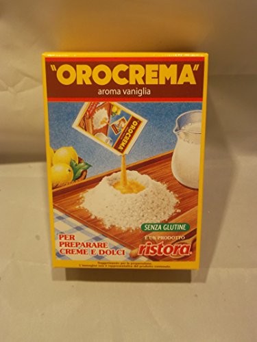 OROCREMA AROMA VANIGLIA IN BUSTINE PER CREME E DOLCI SENZA GLUTINE 5PZ TOT 90G