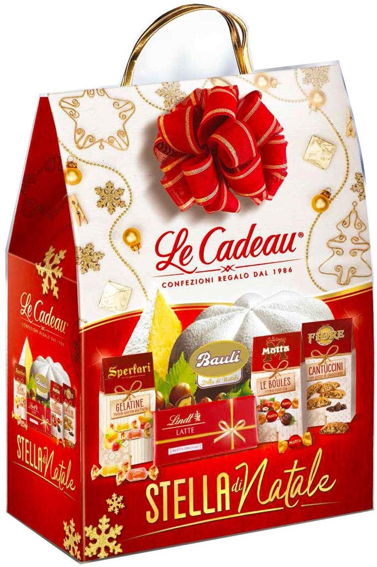 Shopper Natale Stella di Natale 5 Pezzi