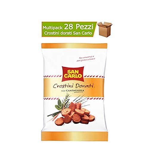 Crostini Dorati San Carlo Gusto Classici 28 Confezioni da 75 Grammi Ciascuna