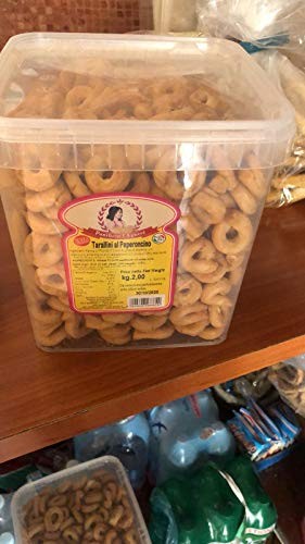 Tarallini ai Semi di Finocchio Pugliesi Contenitore 2 kg