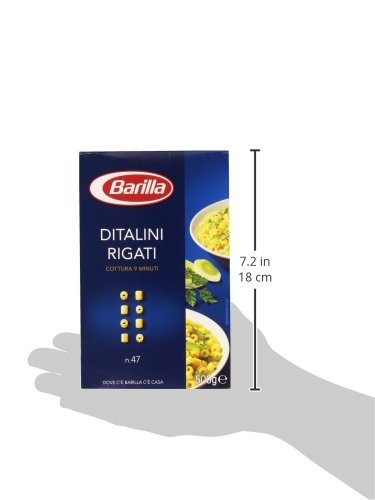 Barilla - Ditalini Rigati, Pasta Di Semola Di Grano Duro