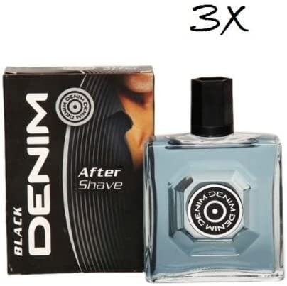 3 x Denim Black dopobarba Tonic Lotion 100 ml