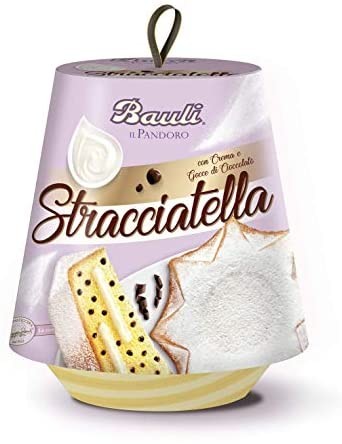 PANDORO BAULI 750 GR IL PANDORO STRACCIATELLA CREMA CIOCCOLATO NATALE PANETTONE