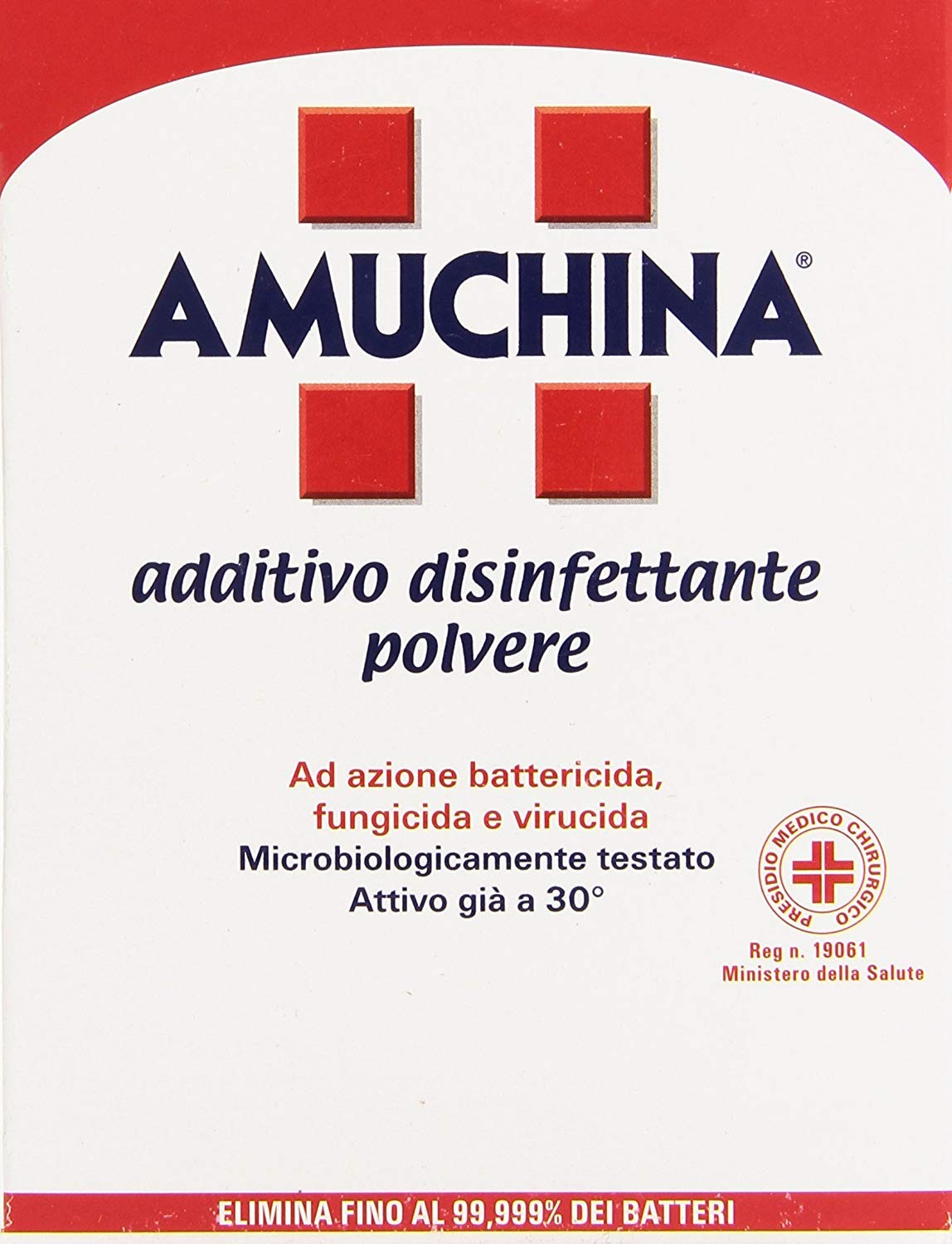 Amuchina - Additivo Disinfettante Polvere, Ad Azione Battericida, Fungicida  e Virucida - 500 g – Raspada