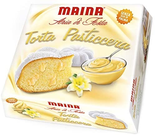 TORTA PASTICCERA MAINA 400 GR ARIA DI FESTA CREMA PASTICCERA NATALE PANETTONE