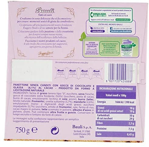 Bauli Il Panettone Ciocosoffice 750 g