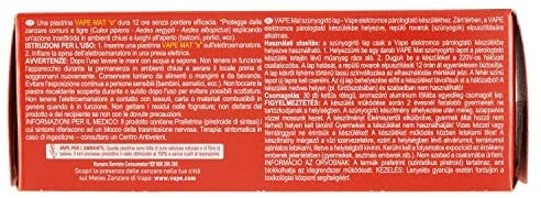 Vape Ricarica, Piastrine Classiche, Protezione Contro Le Zanzare comuni e tigre, protezione Fino A 12 Ore, 30Pz