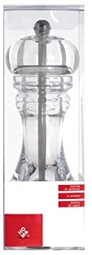 Home Carbonio Macinapepe, Acrilico Inox, Trasparente, 16 cm