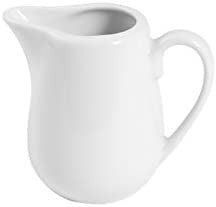 HOTELWARE Ariston Lattiera per 1 Tazza, 140 ml, Porcellana, Bianco, 10x4x8 cm