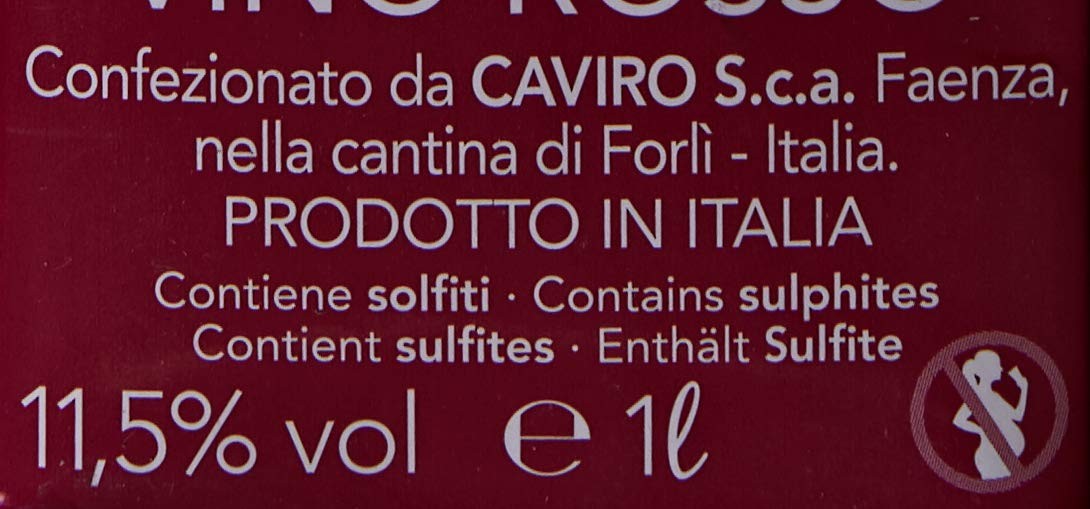 Tavernello - Vino Rosso d'Italia - 15 X 1000 ml