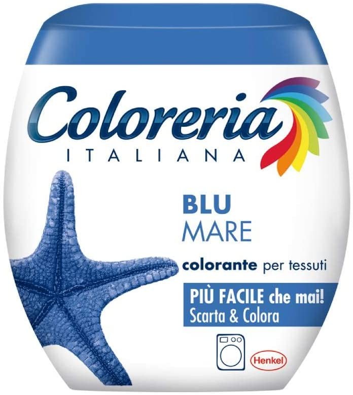 Coloreria Italiana Grey Colorante Tessuti e Vestiti in Lavatrice, colore  Blu notte, 1 Confezione, 350 g : .it: Casa e cucina