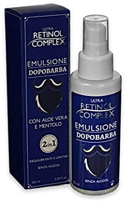 EMULSIONE DOPOBARBA CON ALOE VERA E MENTOLO 100 ML RETINOL COMPLEX