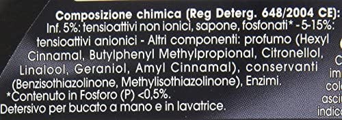 Perlana Rinnova Nero Detergente per Bucato, 1500ml