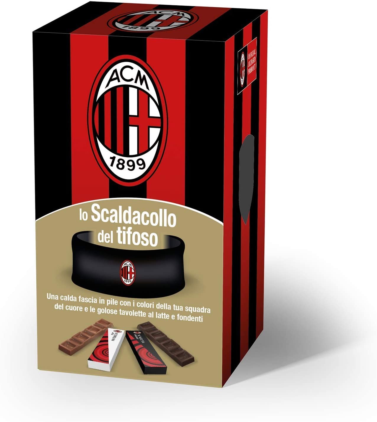 Scaldacollo Milan con Barrette al Latte e Fondente