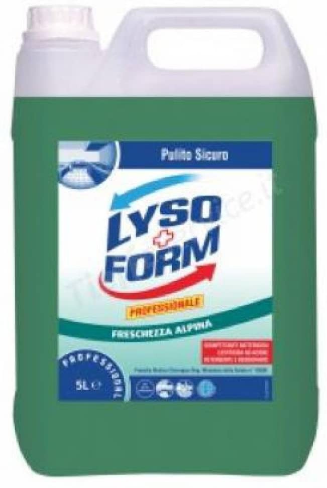 Diversey Lysoform Professionale Freschezza Alpina, Multicolore, 5 l (Confezione da 1)