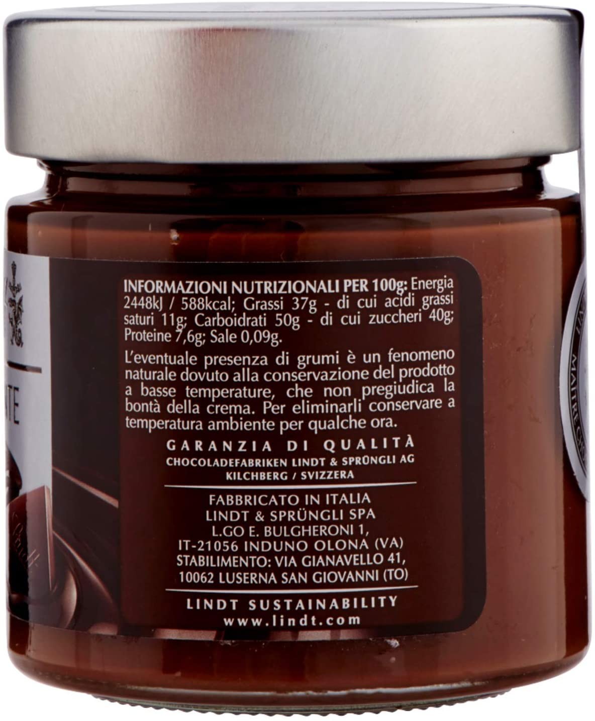 Crema spalmabile al cioccolato fondente 6x200g.