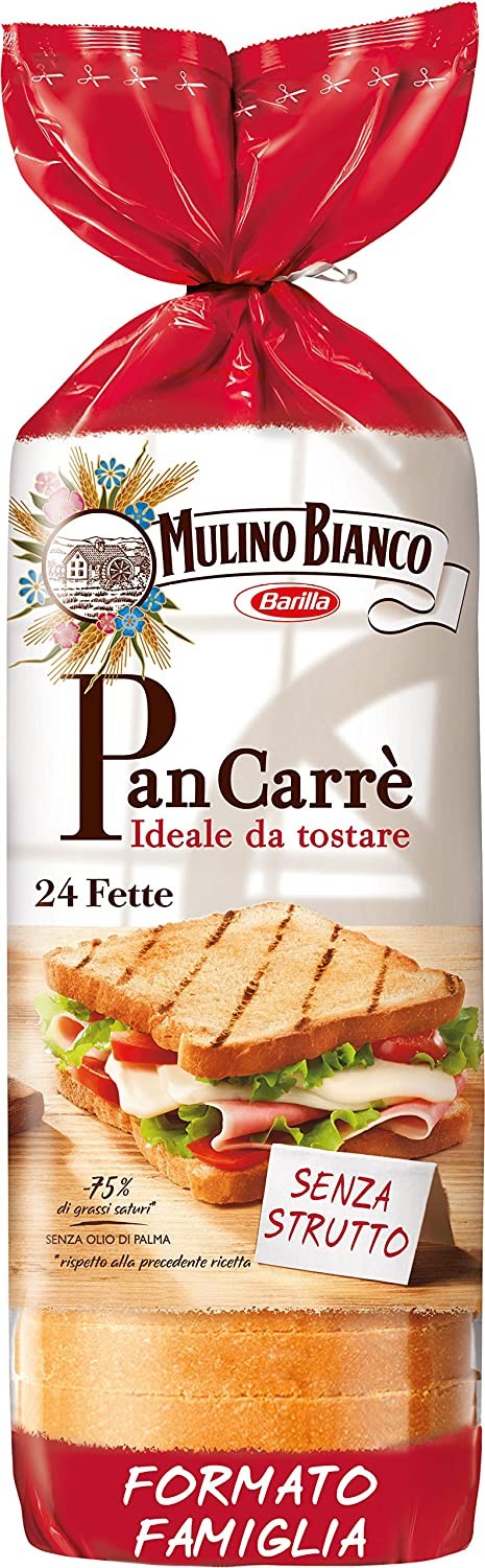 Mulino Bianco Pan Carrè, 24 Fette, 430g