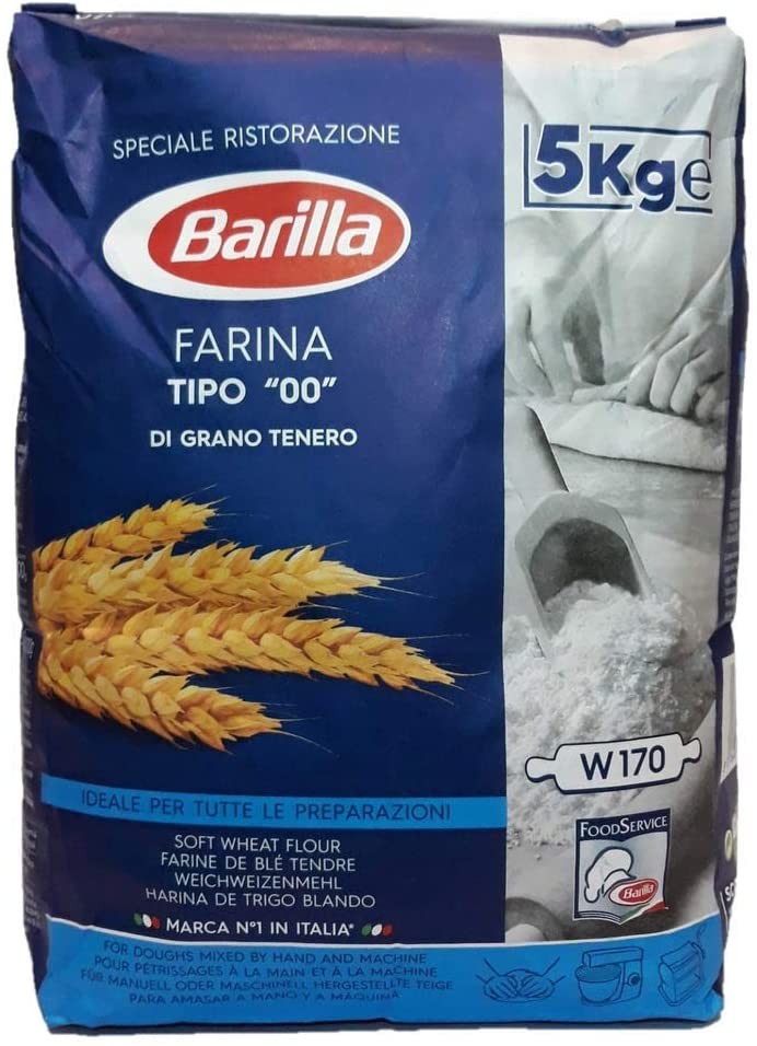3 x Farina Barilla Tipo 00 Grano Tenero Farina, 5 kg