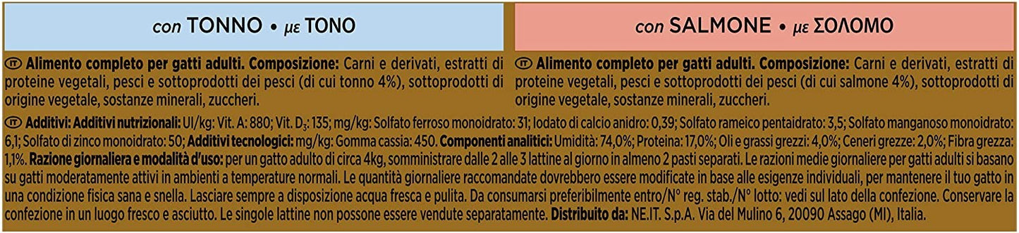 Purina Gourmet Gold Cibo per Gatti Tortini Pesce, 4 x 85g