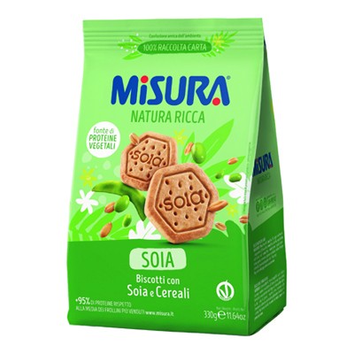 MISURA BISCOTTI SOIA GR.330SENZA OLIO PALMA