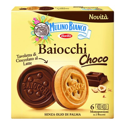 MULINO BIANCO BAIOCCHI CHOCO GR.144