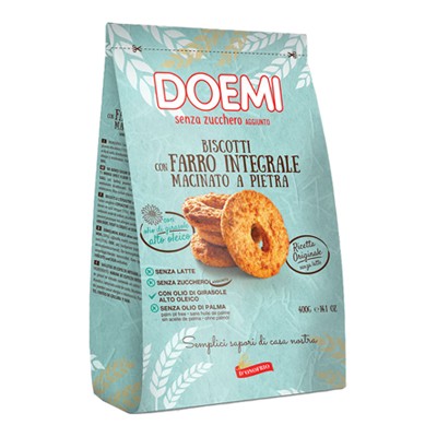 DOEMI BISCOTTI FARRO INTEGRALEGR.400