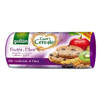 GULLON CUOR DI CEREALE GR300 FRUTTA E FIBRA