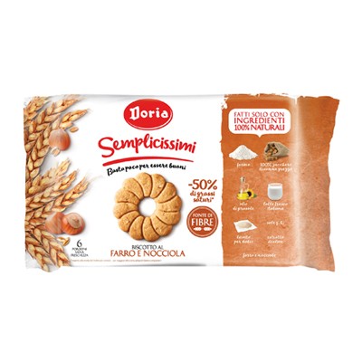 DORIA SEMPLICISSIMI GR.280 FARRO/NOCCIOLA FLOWPACK