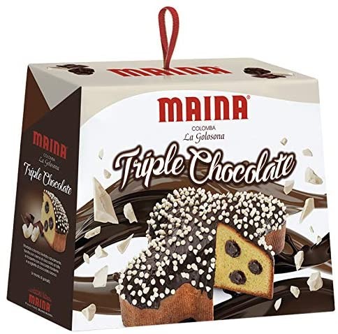 COLOMBA LA GOLOSONA TRIPLE CHOCOLATE MAINA 750 GR TRIPLO CIOCCOLATO FONDENTE