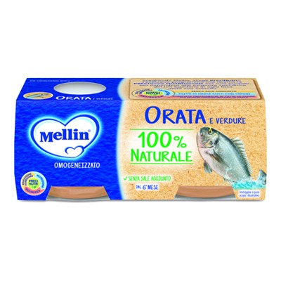 MELLIN OMO GR.80X2 PESCE ORATA