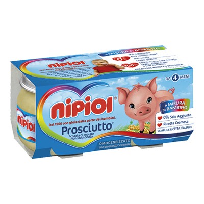 NIPIOL OMOGENEIZZATO CARNE GR.80X2 PROSCITTO COTTO