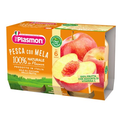 PLASMON OMO F GR.104X2 PESCA/MELA+30% B.P.