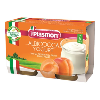 PLASMON OMO GR.120X2 YOG/ALBICOCCA