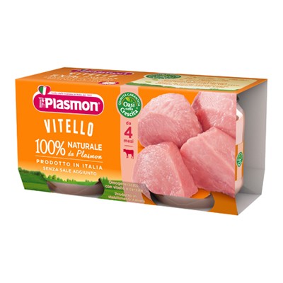 PLASMON OMOGENEIZZATO CARNE GR.80X2 VITELLO