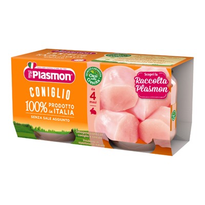 PLASMON OMOGENEIZZATO CARNE GR.80X2 CONIGLIO