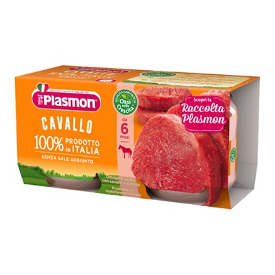PLASMON OMOGENEIZZATO CARNE GR.80X2 CAVALLO