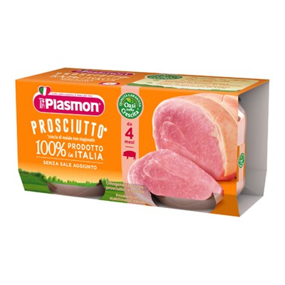 PLASMON OMOGENEIZZATO CARNE GR.80X2 PROSCIUTTO COTTO