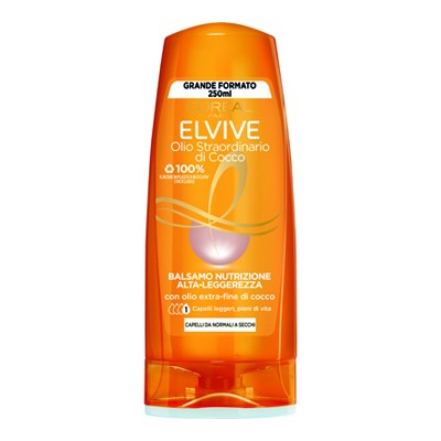 ELVIVE BALSAMO ML250 OLIO COCCO NUTRIZIONE ALTA LEGGEREZZA C