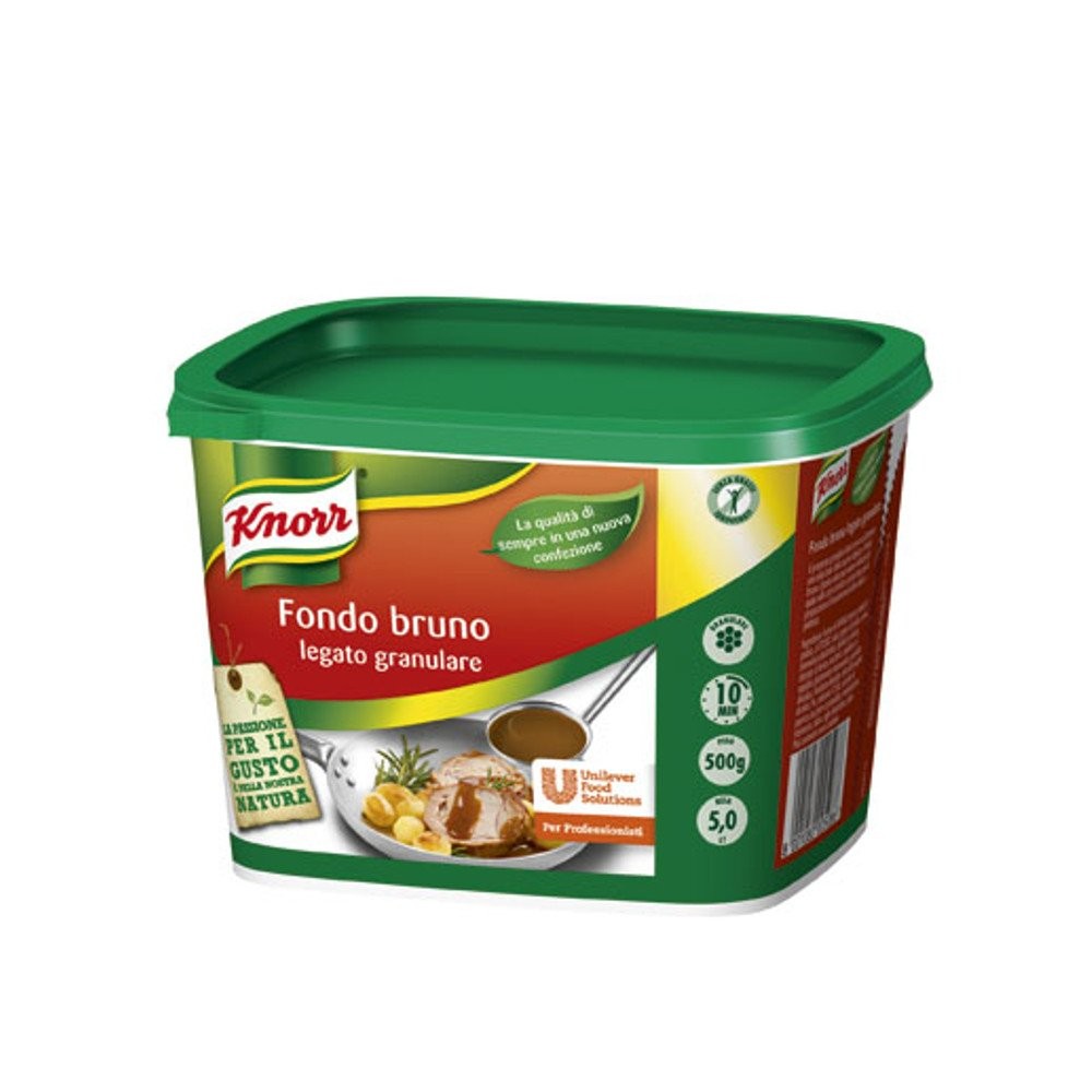Knorr Fondo Bruno Legato Granulare Secchiello Da 500 Grammi