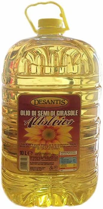 Olio Girasole Altoleico lt.10 De Santis