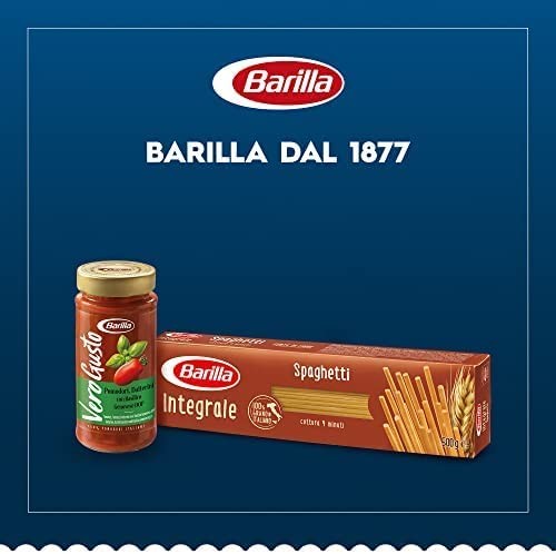Barilla Vero Gusto, Sugo con Pomodori, Datterini e Basilico Genovese DOP, con Olio Extra Vergine di Oliva, Senza Zuccheri e Cons