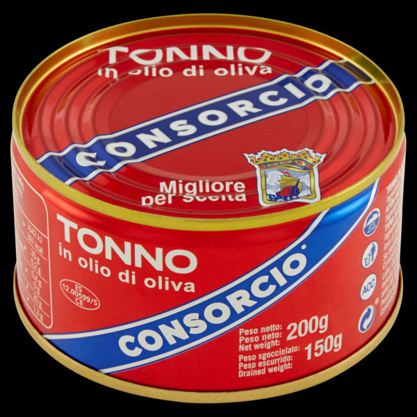 TONNO CONSORCIO IN OLIO DI OLIVA Conf.100g OFFERTA 12 Pez.