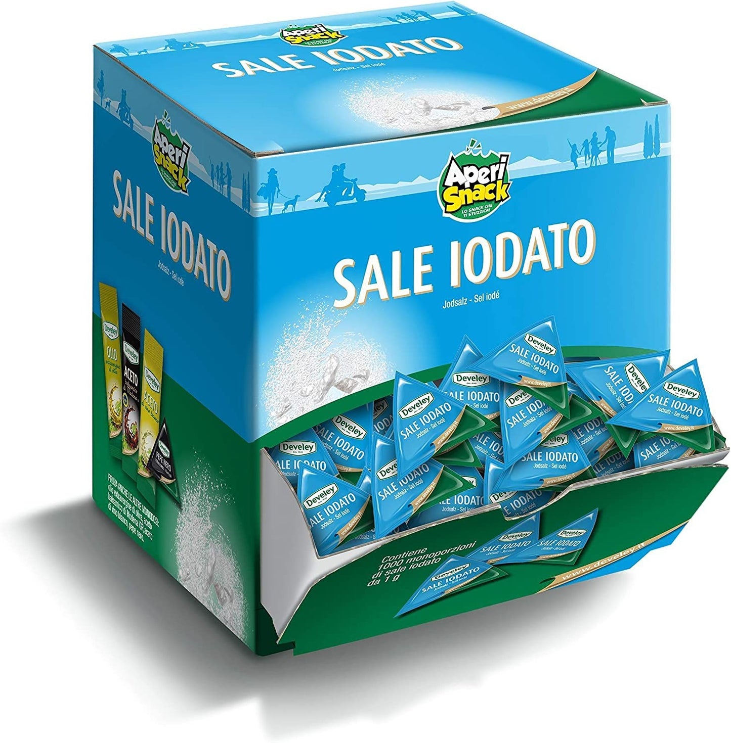 Develey, Sale iodato, 1000 monoporzioni da 1g