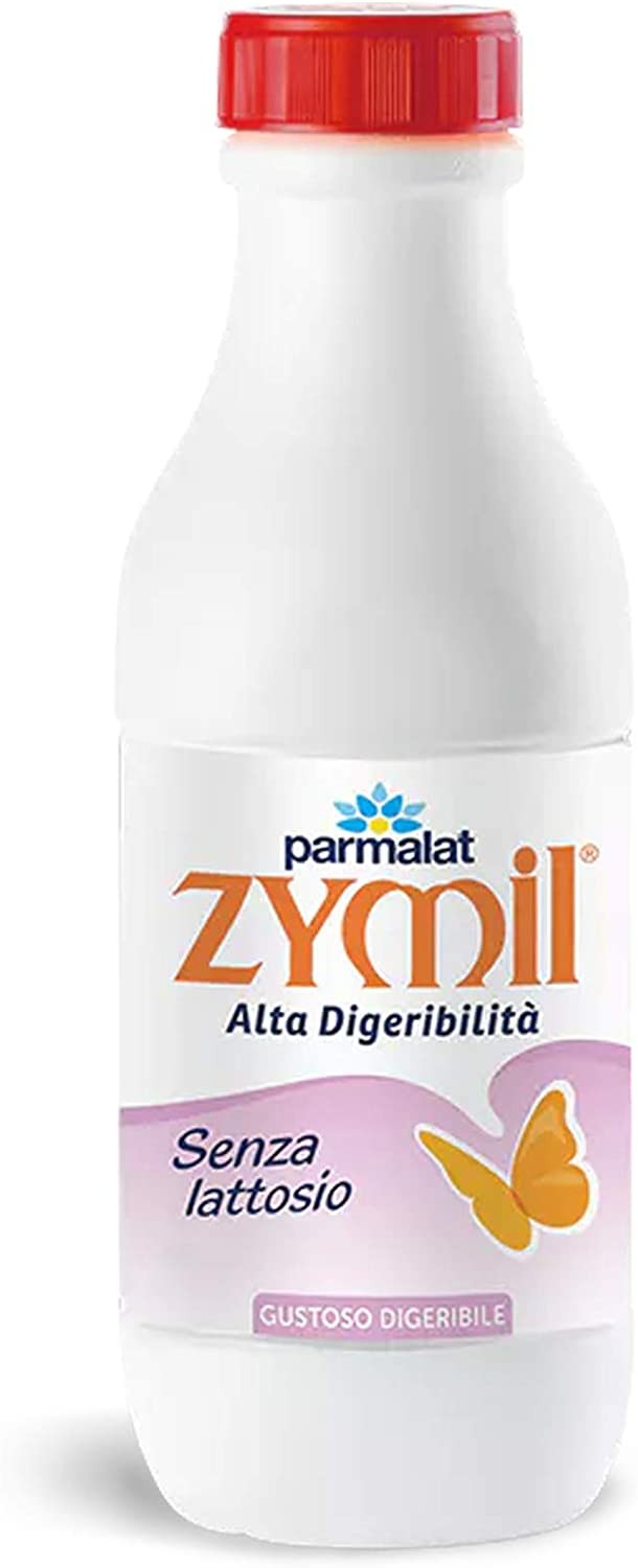 6 BOTTIGLIE LATTE PARMALAT ZYMIL SENZA LATTOSIO INTERO 1 LT GUSTOSO DIGERIBILE