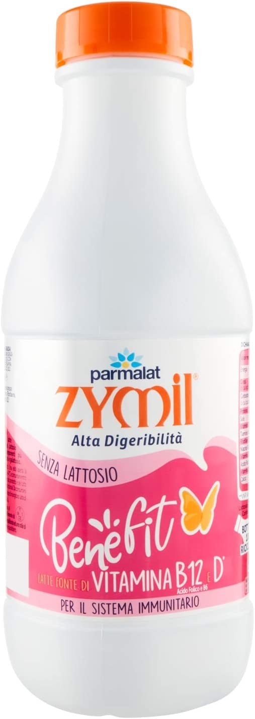Zymil Alta Digeribilità Senza Lattosio Benefit Vitamina B12 e D* Acido  Folico e B6 1000 ml