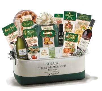 Cesto Verde Smeraldo- pachet cadou Craciun