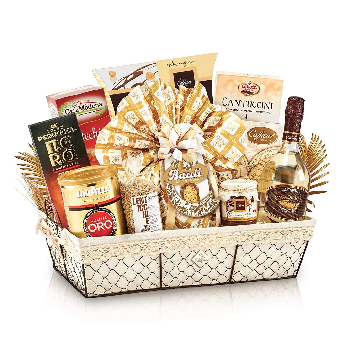 Cesto Natale Achille Re Regalo 11 pezzi