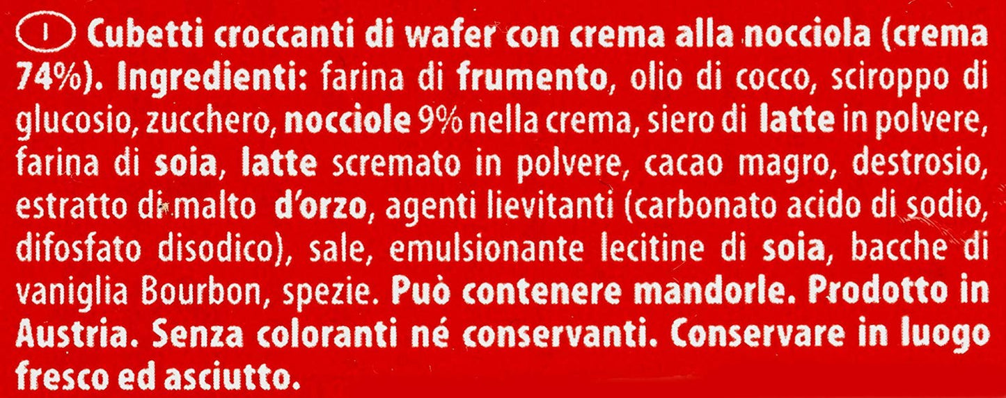 Loacker Napolitaner Hazelnut Wafer 125 g (Pack of 6)